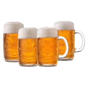 Set 4 Vasos Vikings 480mL Shoperos Cerveza Allegra