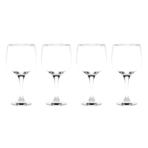 Set 4 Copas Gin Tonic 653 mL de Vidrio Cristar