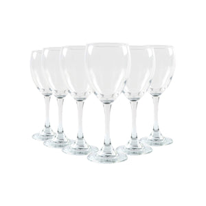 Set 6 Copas de Vino 300 Ml Versalles Cristar
