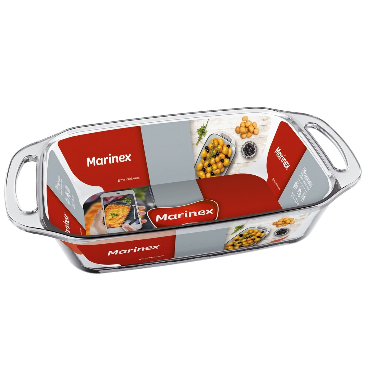 Asadera Marinex 3500 ml Rectangular Reposteria Cocina