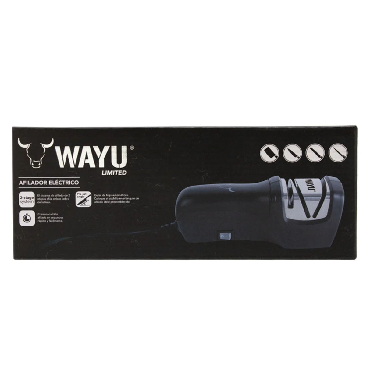 Afilador Electrico Wayu Dos Filos Mantenimiento Cuchillos