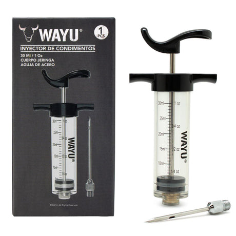 Jeringa Para Carne Wayu Meat Injector Parrilla BBQ Cocina