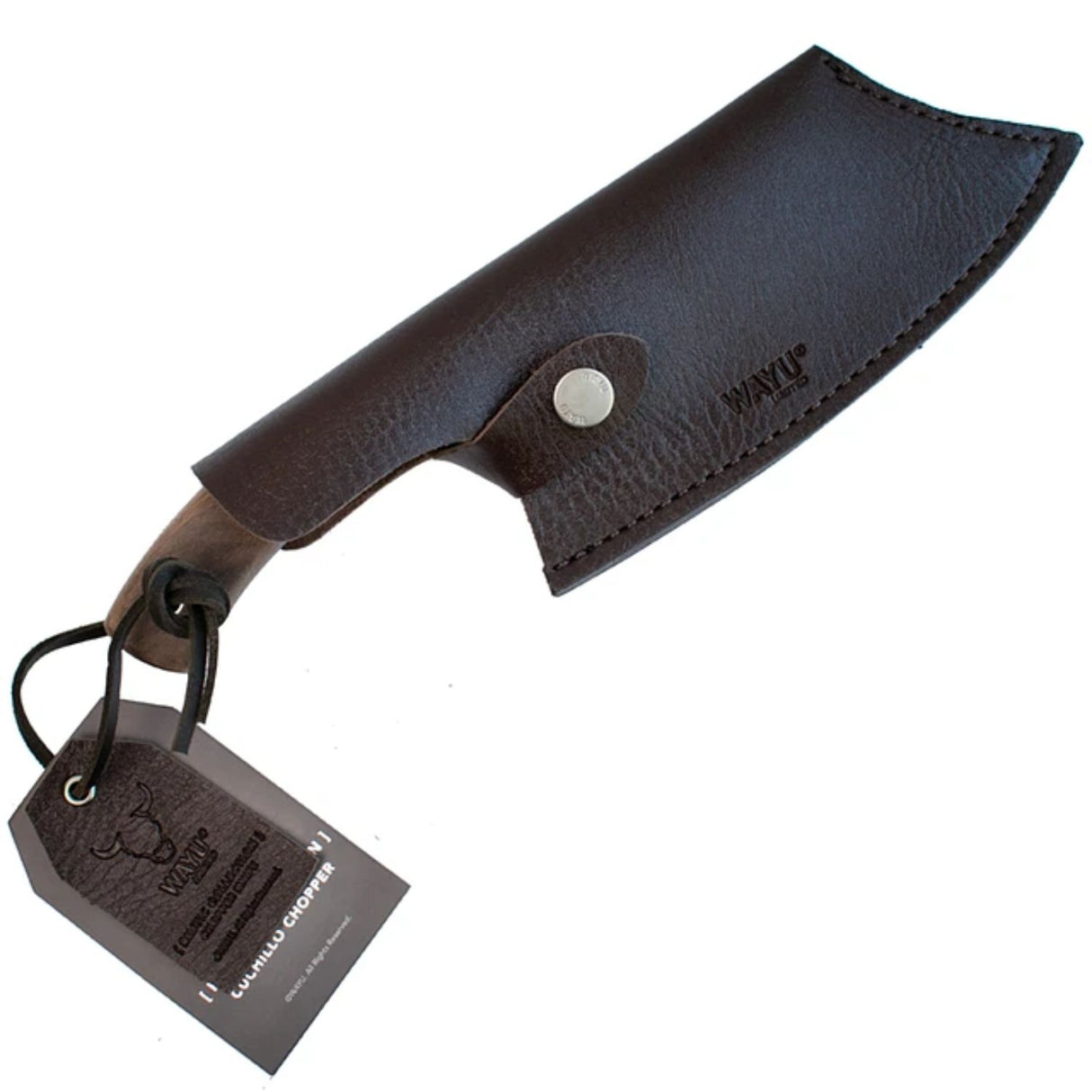 Cuchillo Chopper Wayu Con Funda Rustic Collection Cocina