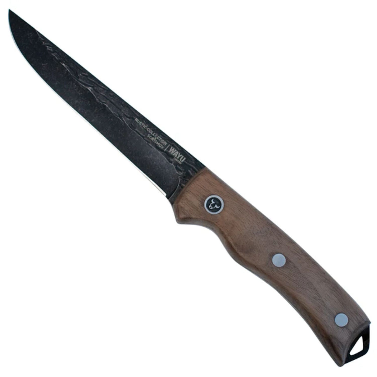 Cuchillo Utiliy Wayu Con Funda Rustic Colecction Cocina