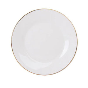 Plato de Entrada 27cm Royal Borde Dorado Menaje Cocina Hogar