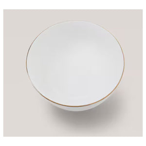 Bowl 15cm de Porcelana Royal Borde Dorado Menaje Cocina