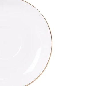 Set Taza con Platillo Royal 260mL 15cm Borde Dorado Cocina