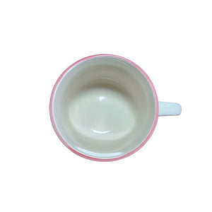 Taza de Te 350ml Diseño Borde Rose Menaje Cocina Hogar