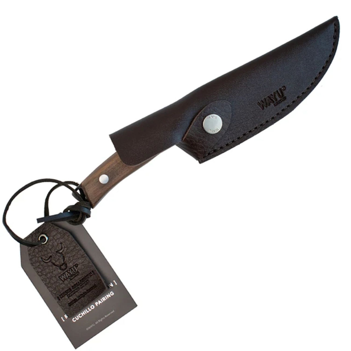 Cuchillo Pairing Wayu Con Funda Rustic Colecction Cocina