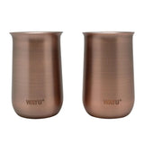 Set 2 Vasos Aperitivo Copper Line Wayu 230mL Cocteleria para tus eventos. Disfruta de bebidas con estilo, ¡compra ahora y disftuta!-1