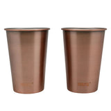 Set 2 Vasos 500mL Copper Line Wayu Cocteleria Tragos Cocina Descubre la elegancia de nuestro set de vasos de cobre, perfectos para tus cócteles. ¡Haz tu pedido ahora!-1