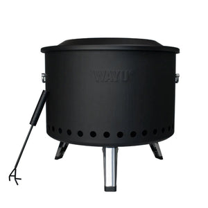 Fogon Brasero Doble Combustion 55cm Wayu Asado Parrilla