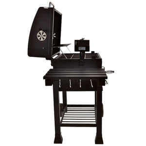Parrilla a Carbon Spiedo Wayu con Ruedas BBQ Grill Asados