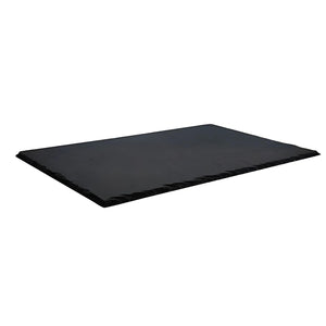 Plato Rectangular Piedra Pizarra 30cm Wayu Alta Durabilidad Cocina