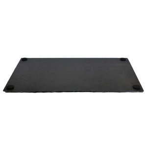 Plato Rectangular Piedra Pizarra 30cm Wayu Alta Durabilidad Cocina