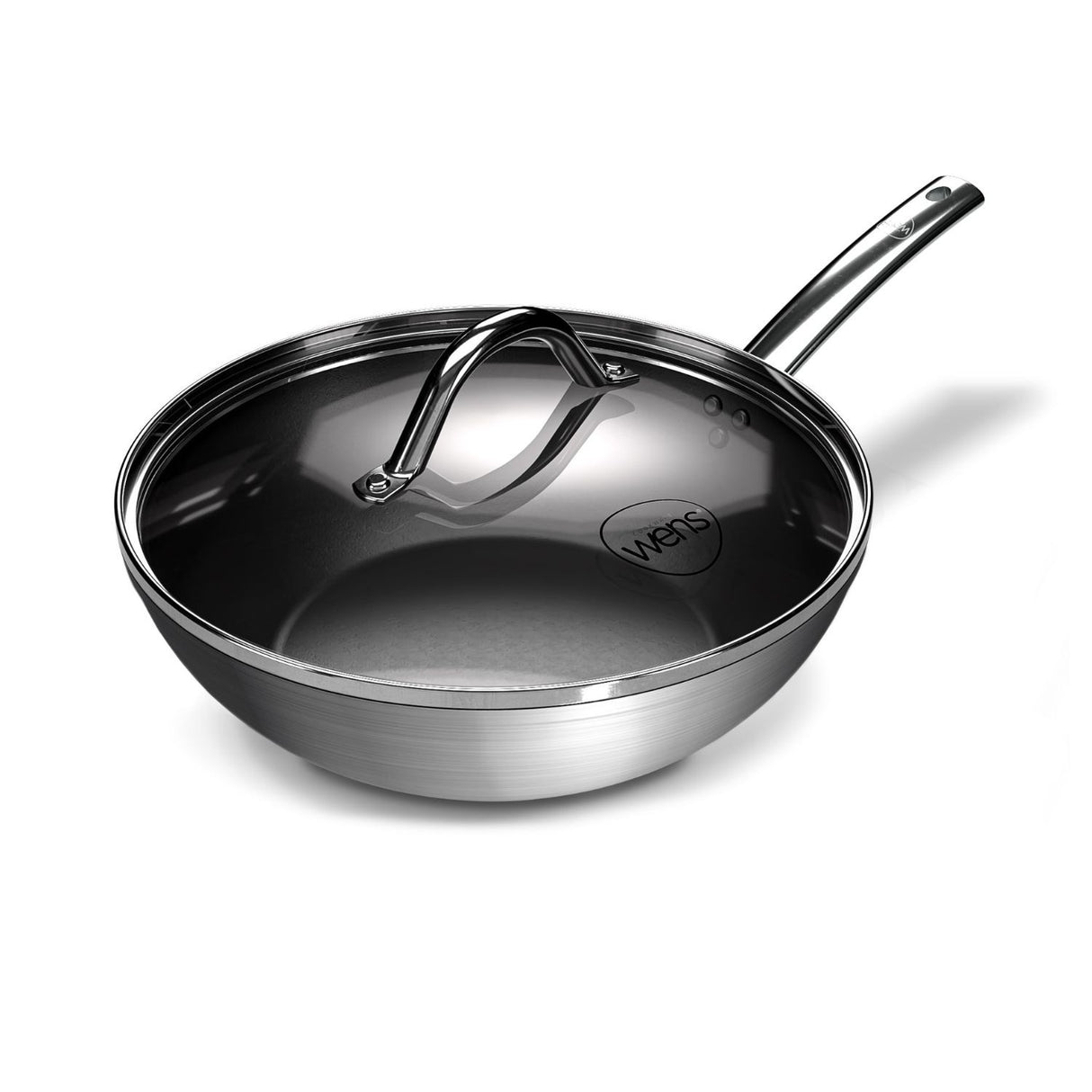 Sarten Wok 28cm Antiadherente Hard Anodized Wens Cocina