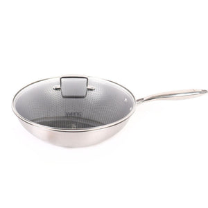 Sarten Wok Honeycomb 30cm Antiadherente Acero Wens