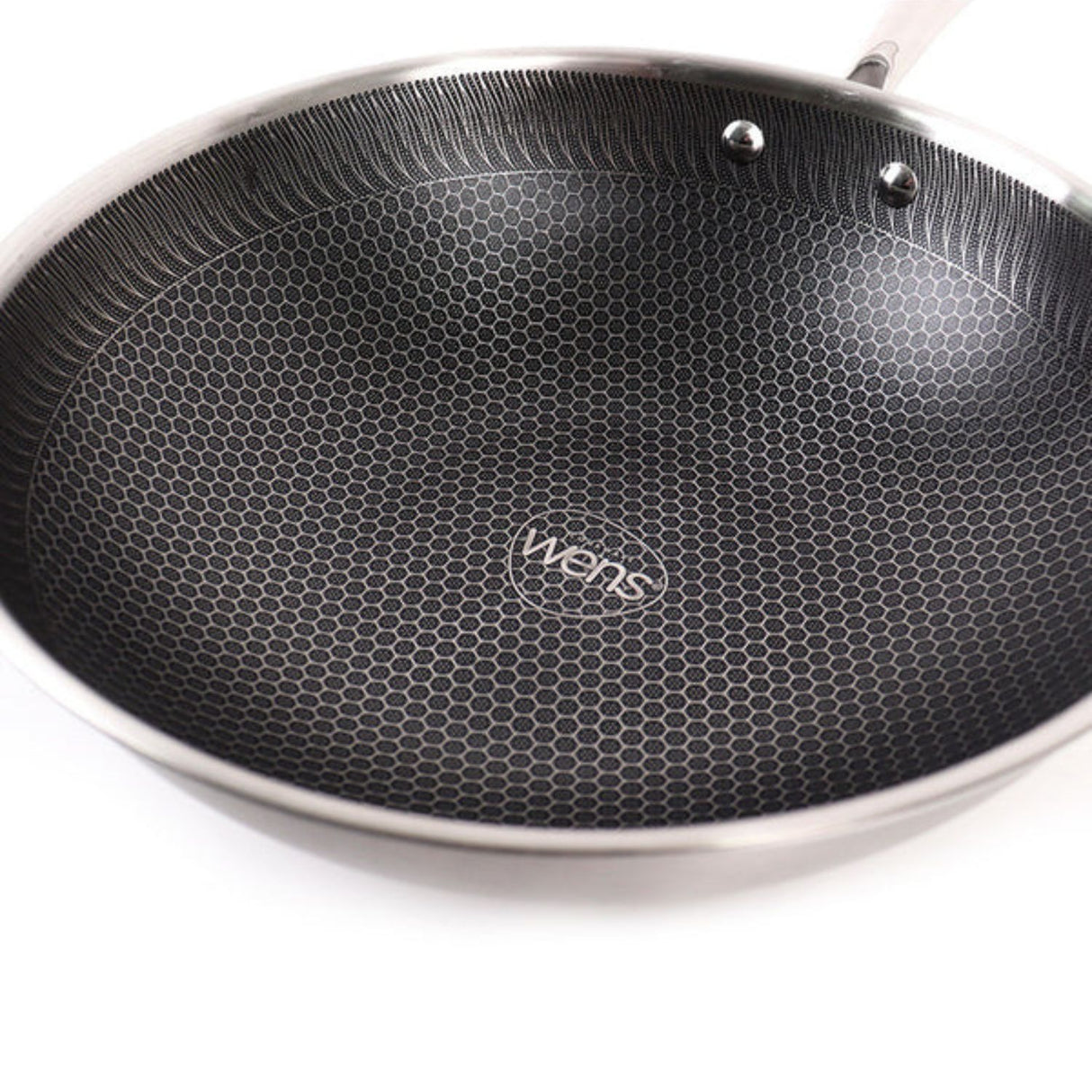 Sarten Wok Honeycomb 30cm Antiadherente Acero Wens
