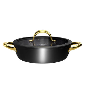 Bateria Cocina Wens Golden Series 7 Piezas Aluminio Forjado