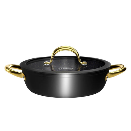 Bateria Cocina Wens Golden Series 7 Piezas Aluminio Forjado