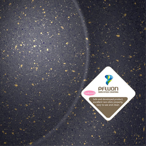 Bateria Cocina Wens Golden Series 7 Piezas Aluminio Forjado
