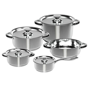 Bateria Cocina Wens 9 Piezas Acero Inoxidable Cocina 470-9SS