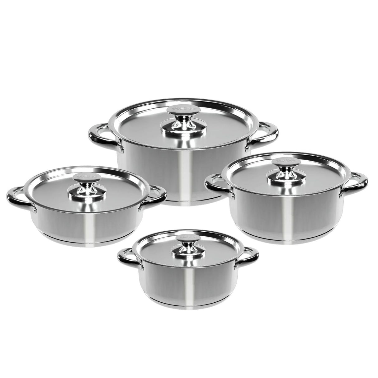 Bateria Cocina Wens 8 Piezas Acero Inoxidable Cocina 470-8SS