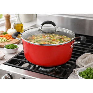 Cacerola Bohlier Modelo Venus 20cm Aluminio Tapa Vidrio Olla