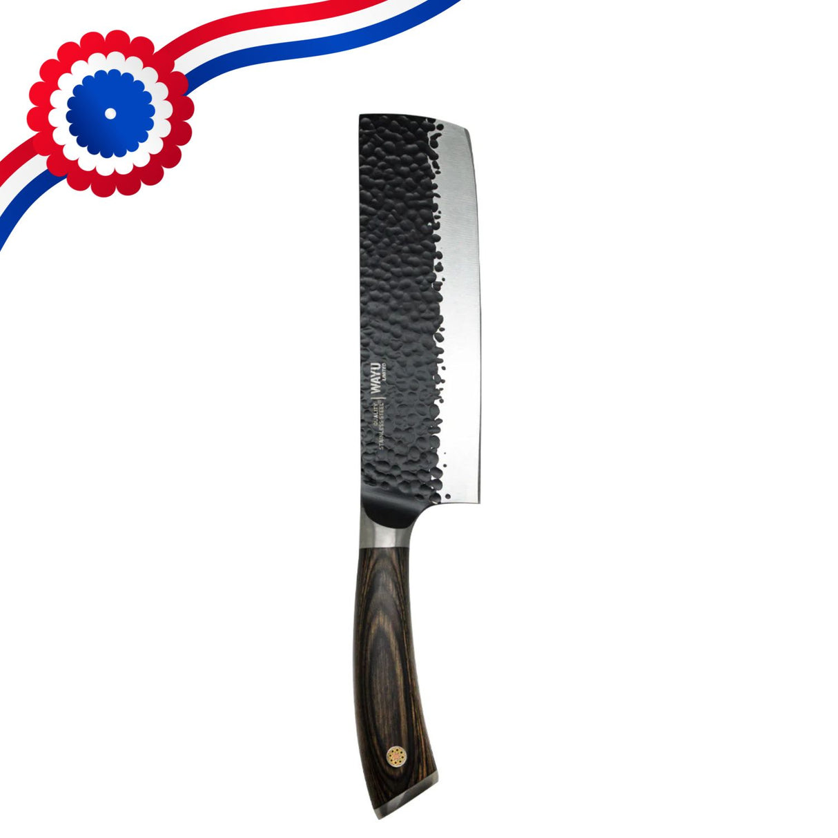 Cuchillo Hacha Hammer Wayu 30cm Revestimiento Antiadherente