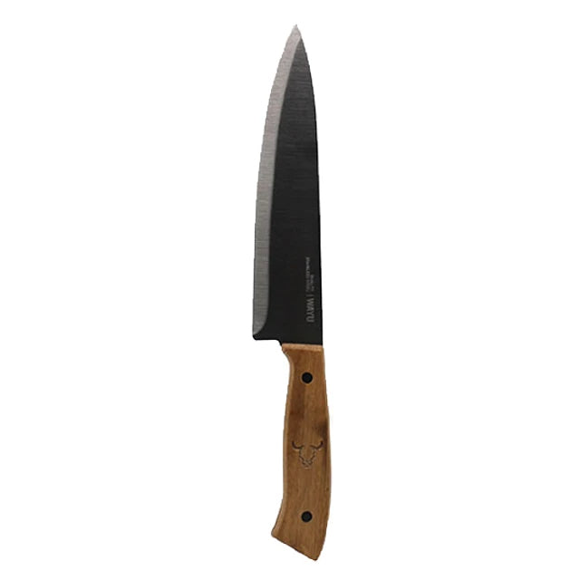 Set Tabla Cuchillo Tenedor Prm Wayu Asados Bbq