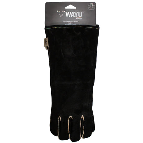 2 Guantes De Cuero Parrillero Wayu Alta Temperatura Limited: Protección en la Parrilla. Disfruta de una cocción segura y cómoda. ¡Haz tu pedido ya!-1