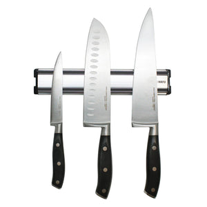 Set 4 Pzas Block Magnetico 3 Cuchillos Acero Inoxidable Cocina Wayu
