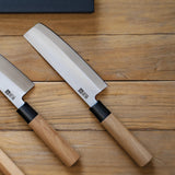 Cuchillo Tokai Cleaver 30cm de Acero Inoxidable Mango Madera Wayu