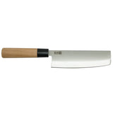 Cuchillo Tokai Cleaver 30cm de Acero Inoxidable Mango Madera Wayu