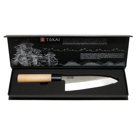 Cuchillo Tokai Chef Wayu de 30cm Mango Madera Arce Cocina