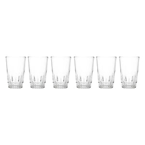 Set 6 Vasos Trago Altos Torino Bebidas Jugos Allegra 320mL