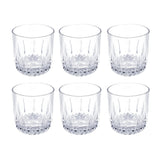 Set 6 Vasos Bajos Whisky Cristar Prisma Rocks 306ml