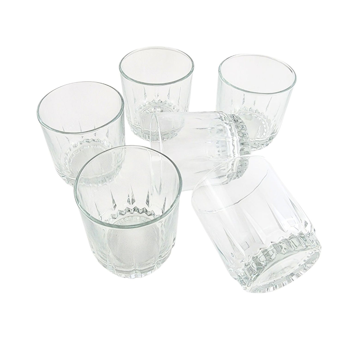 Set 6 Vasos Bajos Whisky Cristar Prisma Rocks 306ml