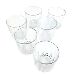 Set 6 Vasos Bajos Whisky Cristar Prisma Rocks 306ml