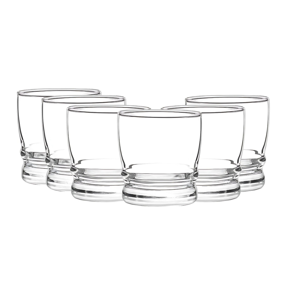 Set 6 Vasos Madeira Rocks 304mL Menaje Cocina Cristar
