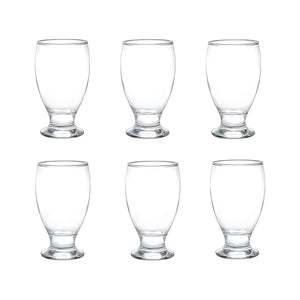 Display 6 Copas Lexington 355cc Para Agua Bebida Cerveza Cristar
