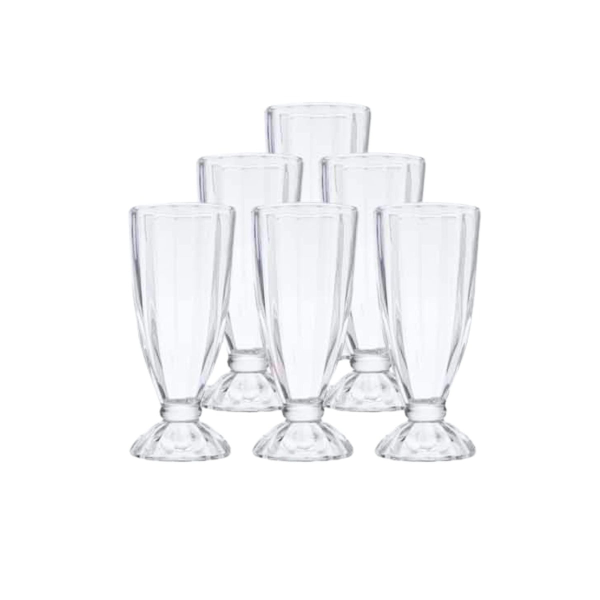 Set 6 Copas Helado Altus Postres Copas Milshake 450ml Allegra
