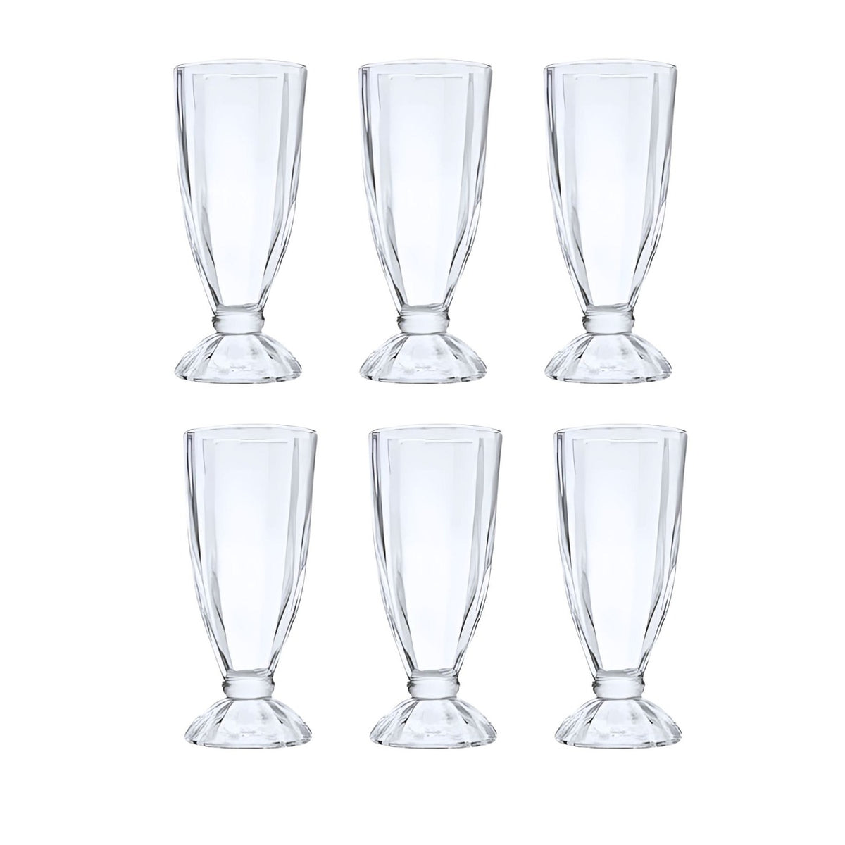 Set 6 Copas Helado Altus Postres Copas Milshake 450ml Allegra