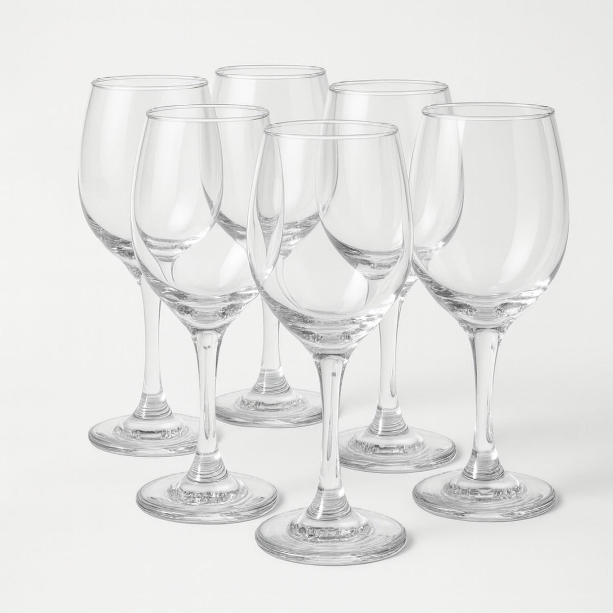 Display 6 Copas Transparente de Vino Tinto Rioja 386ml Cristar