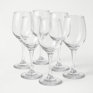 Display 6 Copas Transparente de Vino Tinto Rioja 386ml Cristar
