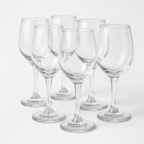 Display 6 Copas Transparente de Vino Tinto Rioja 386ml Cristar