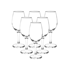 Display 6 Copas Transparente de Vino Tinto Rioja 386ml Cristar