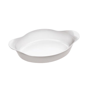 Fuente Pequeña Oval Opaline 600mL Marinex Porcelana Templada