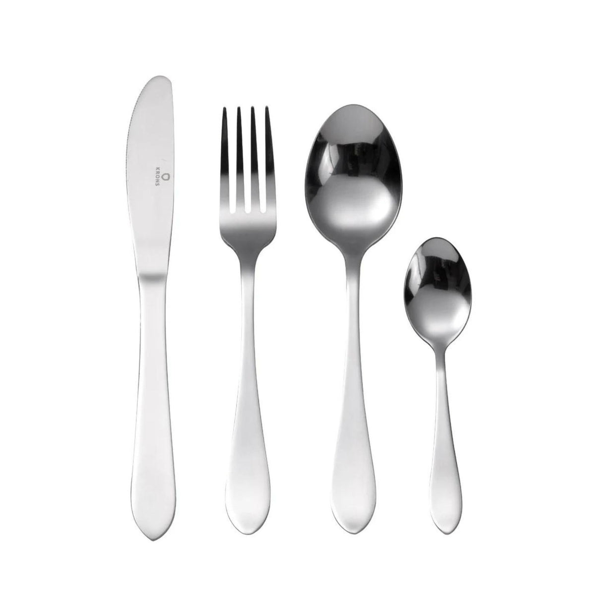 Set Cubiertos 24 Piezas Vancouver Krons Acero Inoxidable