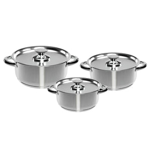 Bateria Cocina Wens 6 Piezas Acero Inoxidable Cocina 420-6SS